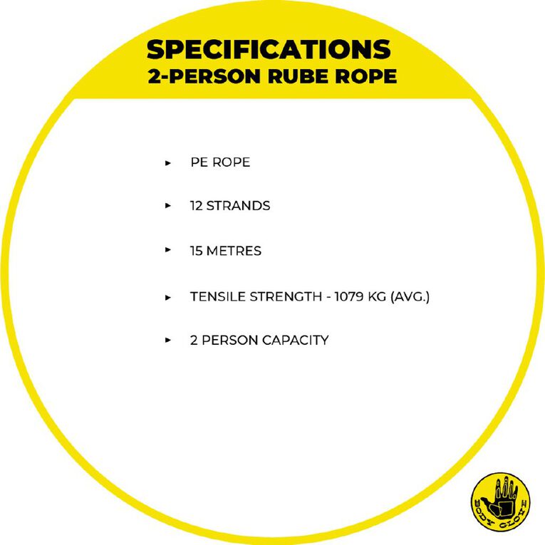 Body Glove Two Person Tube Rope, , hi-res