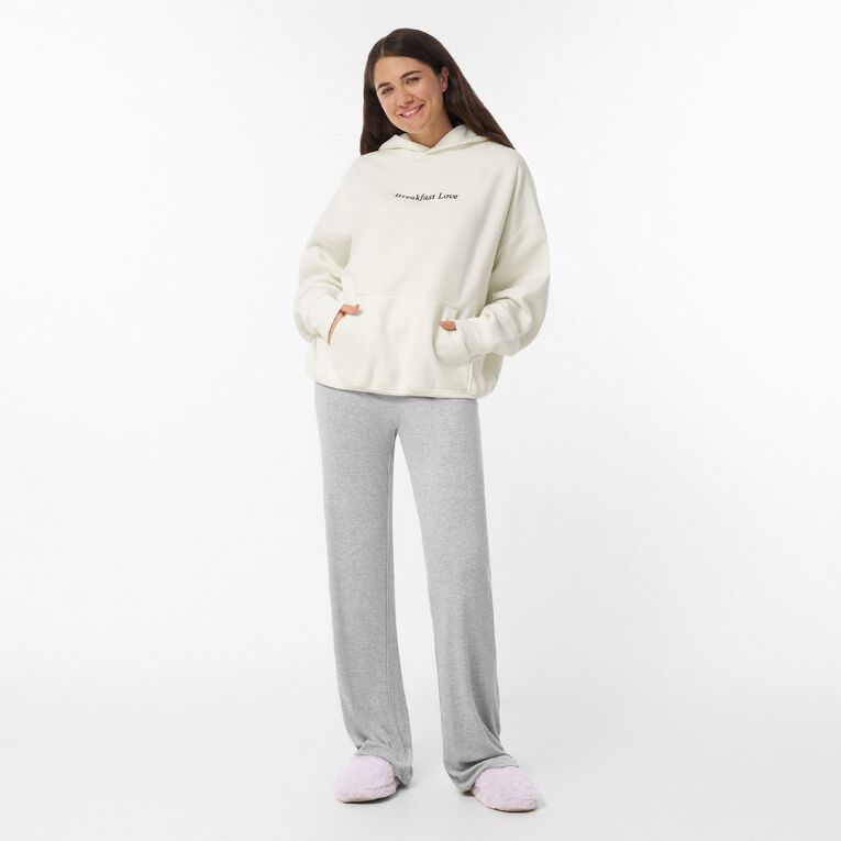 H&H Women's Lounge Hoodie, White, hi-res