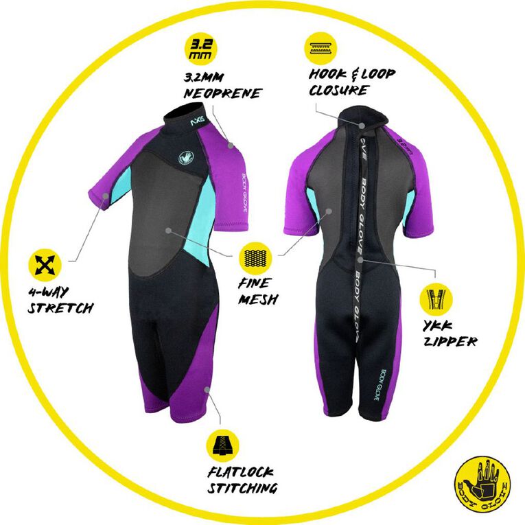 Body Glove Springsuit Black/Pink Size 6, Black/Pink, hi-res