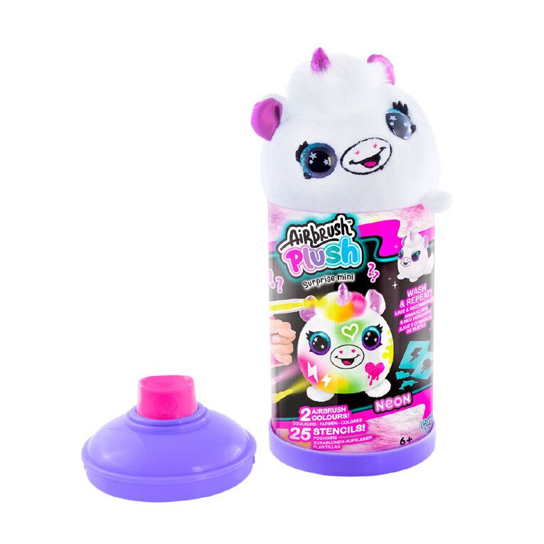 Airbrush Plush Neon Mini Mystery Kit, , hi-res