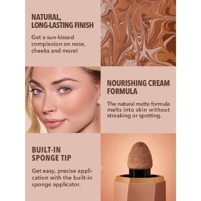 Sheglam Sun Beam Matte Liquid Bronzer Terracotta 5.2ml, , hi-res