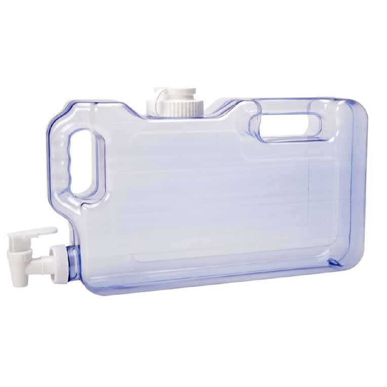 Living & Co Reusable Plastic Drinks Dispenser Clear 4L, , hi-res