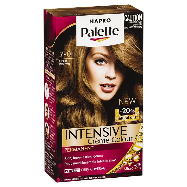 Napro Palette Hair Colour Light Brown 7-0, , hi-res
