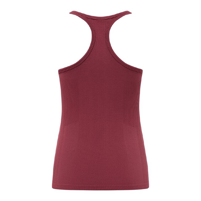 Active Intent Women's Seamless Slim Tank, Red Dark, hi-res