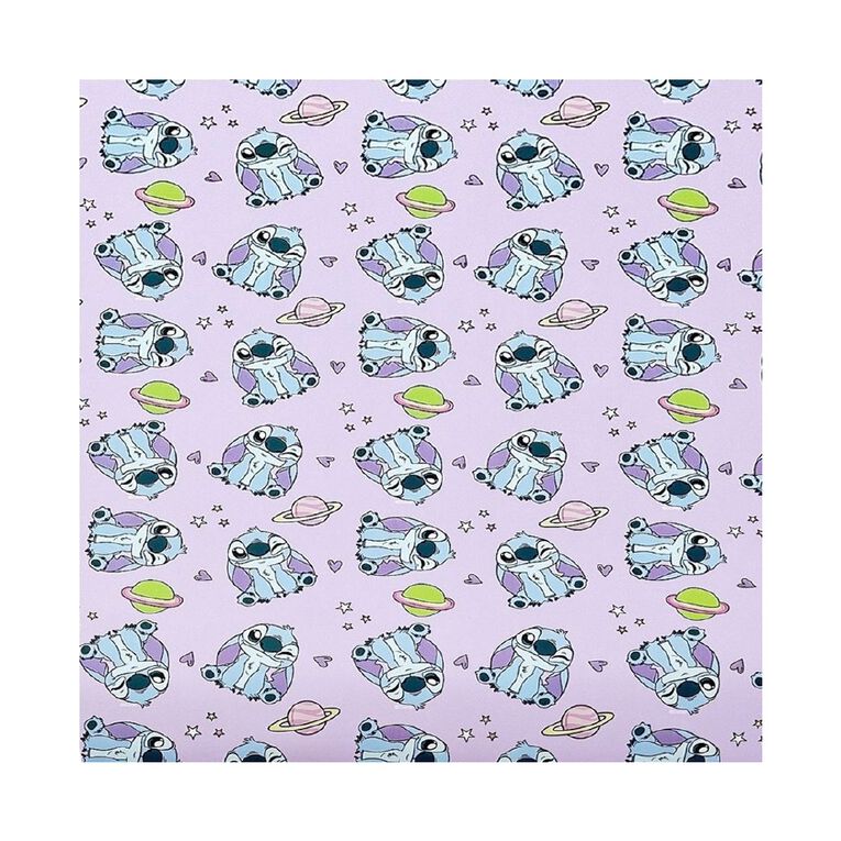Stitch Book Covering 45cm x 1m Purple, , hi-res