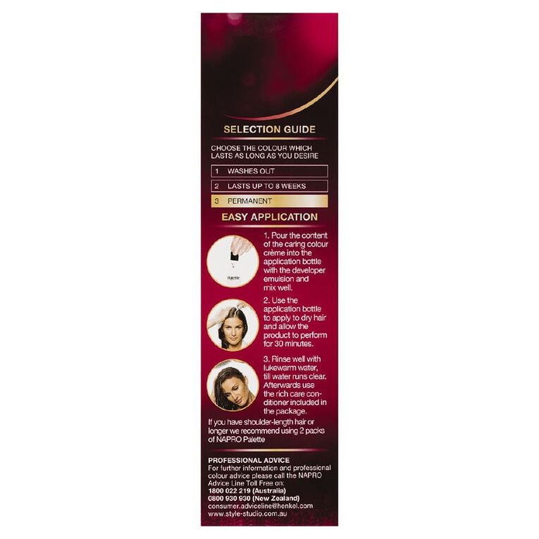 Napro Palette Hair Colour Medium Brown 4-0 Brown Mid, , hi-res