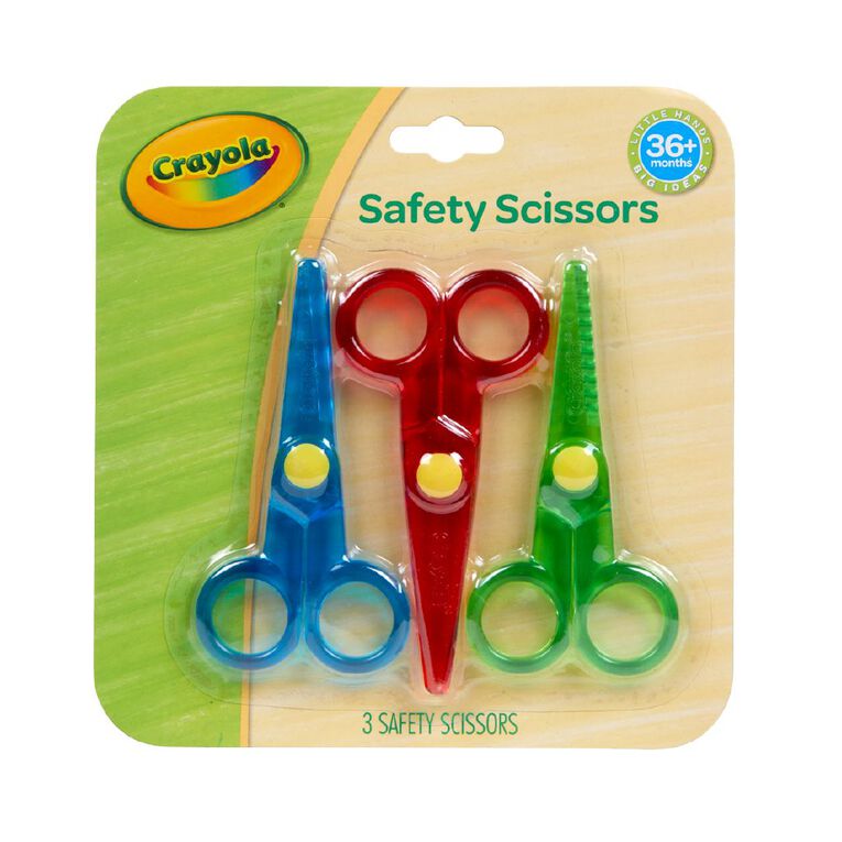 Crayola Young Kids Safety Scissors 3 Pack, , hi-res