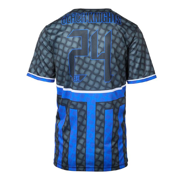 Auckland FC Men's Jersey, Black/Blue, hi-res