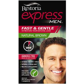 Restoria Express Men Hair Colour Natural Brown