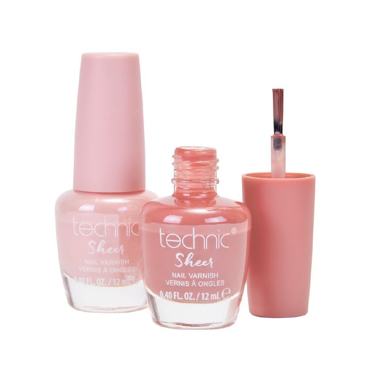 Technic Sheer Nudes Nail Polish Duo, , hi-res