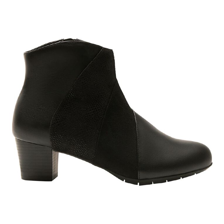 H&H Women's Helen Ankle Boots, Black, hi-res
