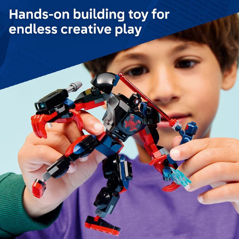 LEGO Marvel Super Heroes Miles Morales Mech vs Spider Man 2099 76337, , hi-res