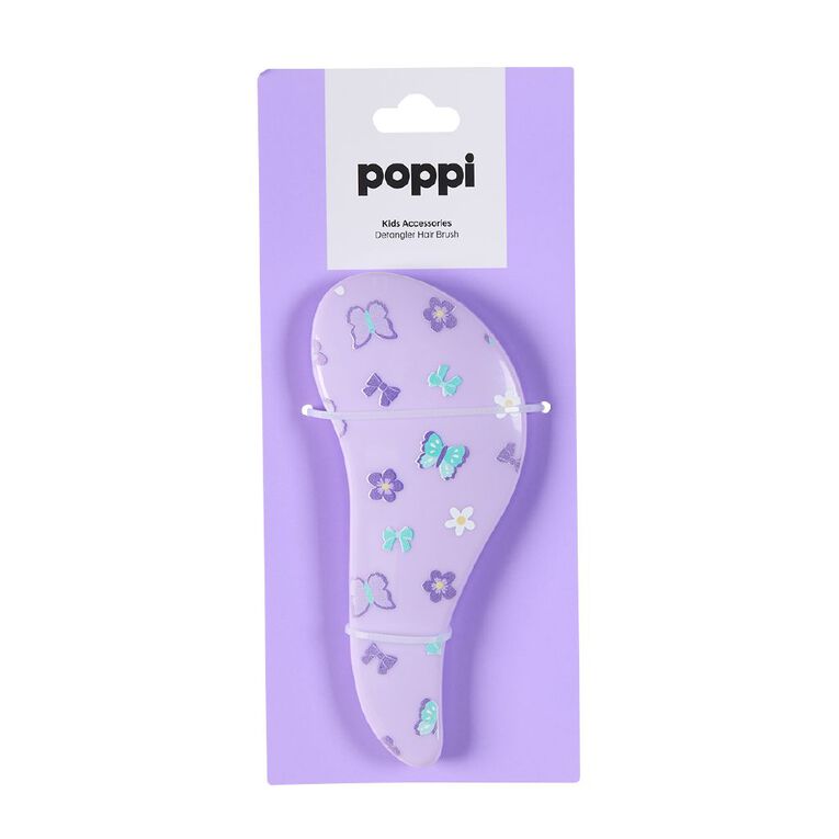 Poppi Kids Detangler Brush Butterfly, , hi-res