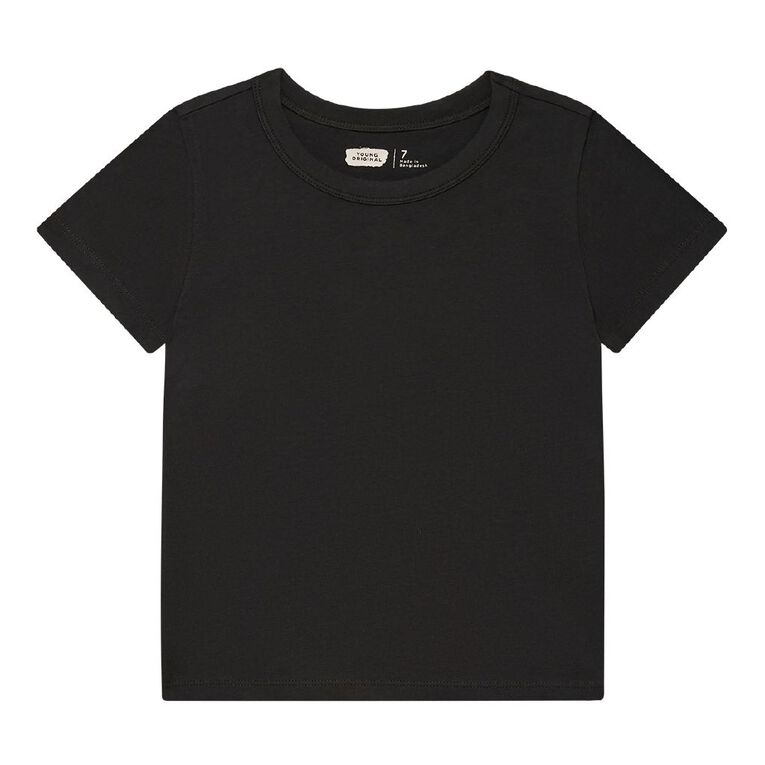 Young Original Short Sleeve Fitted Top, Grey Dark, hi-res