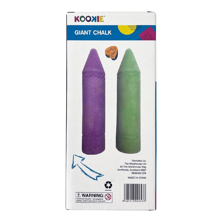Kookie Jumbo Chalk 2 Pcs, , hi-res