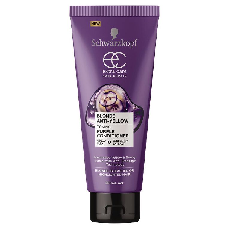 Schwarzkopf Extra Care Blonde Purple Conditioner Purple Mid 250ml, , hi-res