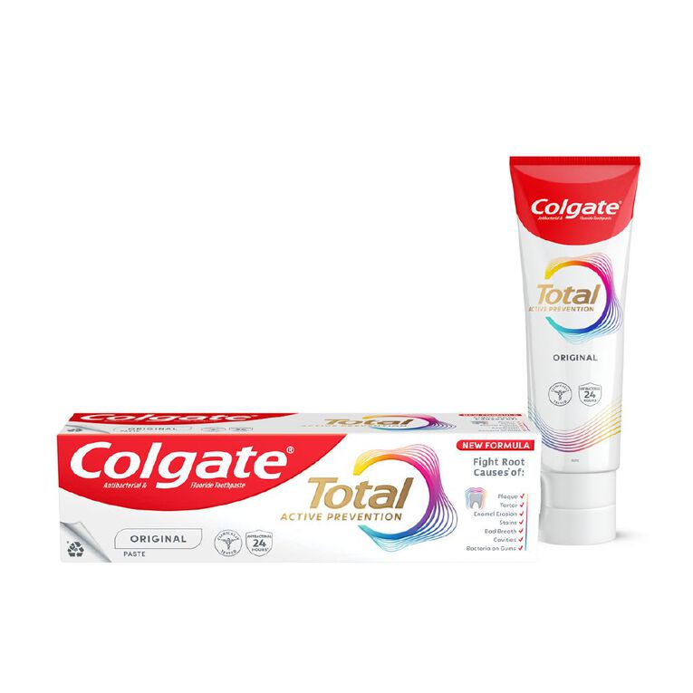 Colgate Total Original Antibacterial Fluoride Toothpaste 40g, , hi-res