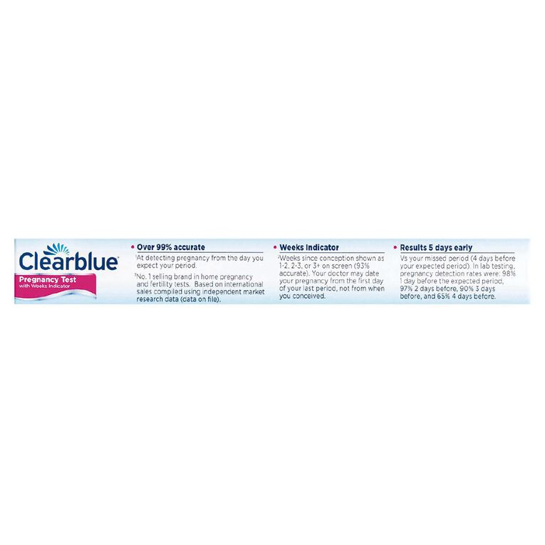 Clearblue Pregnancy Test Digital Test With Weeks Indicator 1 Pack, , hi-res