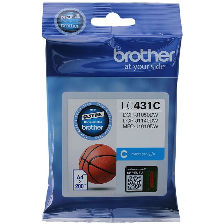 Brother LC431C Ink Cyan 200 Pages, , hi-res