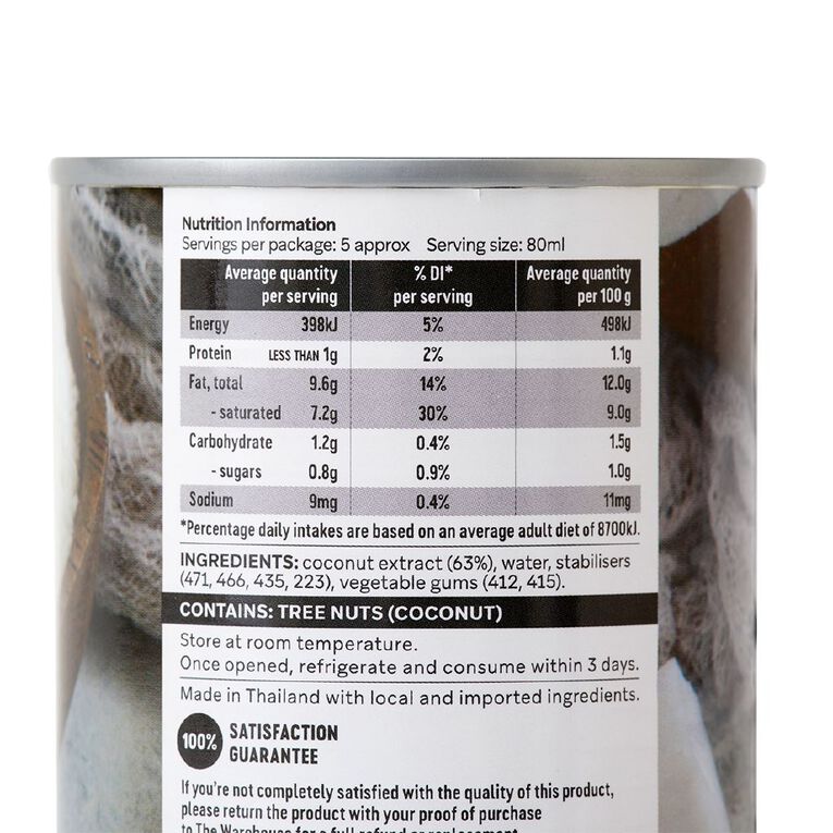 Market Kitchen Coconut Milk 400ml, , hi-res