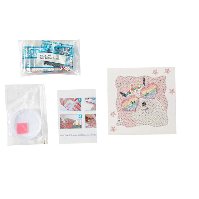 Diamond Dotz Cameo Llama Rainbow, , hi-res