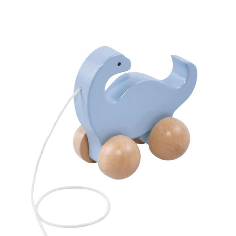 Play Studio Pull Along Rex Dinosaur Wooden Car, , hi-res
