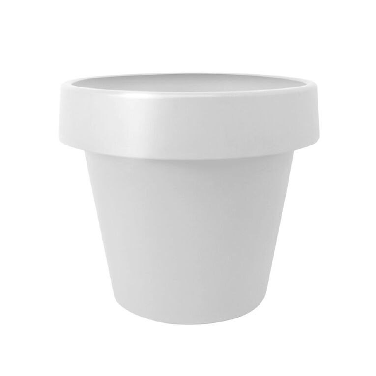 Baba Round Pot White 40cm, , hi-res