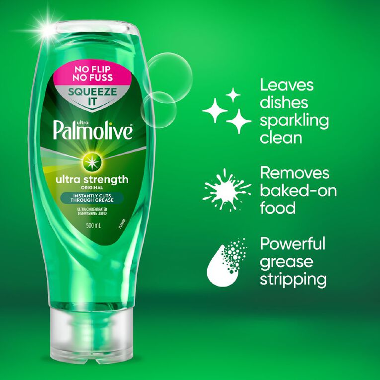 Palmolive Ultra Dishwashing Liquid Squeeze It Original 500ml, , hi-res
