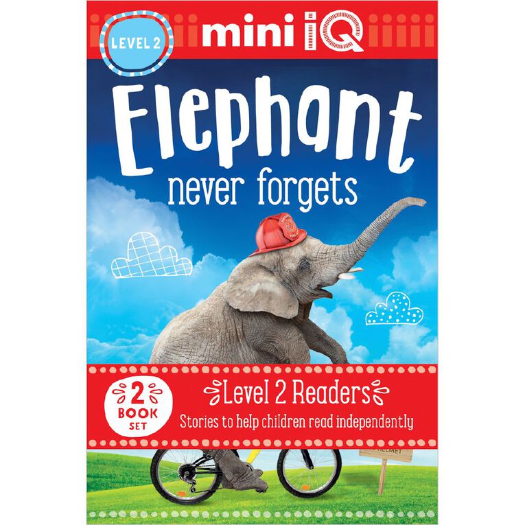 Mini iQ 2 Pack Readers Level 2: Elephant Never Forgets/ I Wasnt Scared, , hi-res