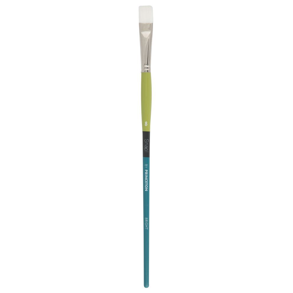 Princeton Snap Brush Short Handle Taklon Round 2 White White