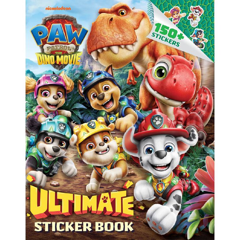 Paw Patrol: The Dino Movie Ultimate Sticker Book by Lake Press, , hi-res