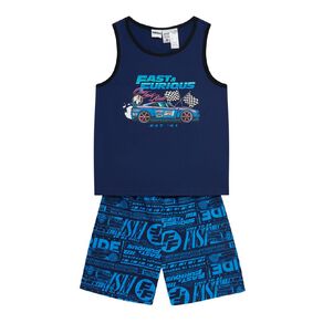 Fast & Furious Boys' Singlet and Short Pyjama Set