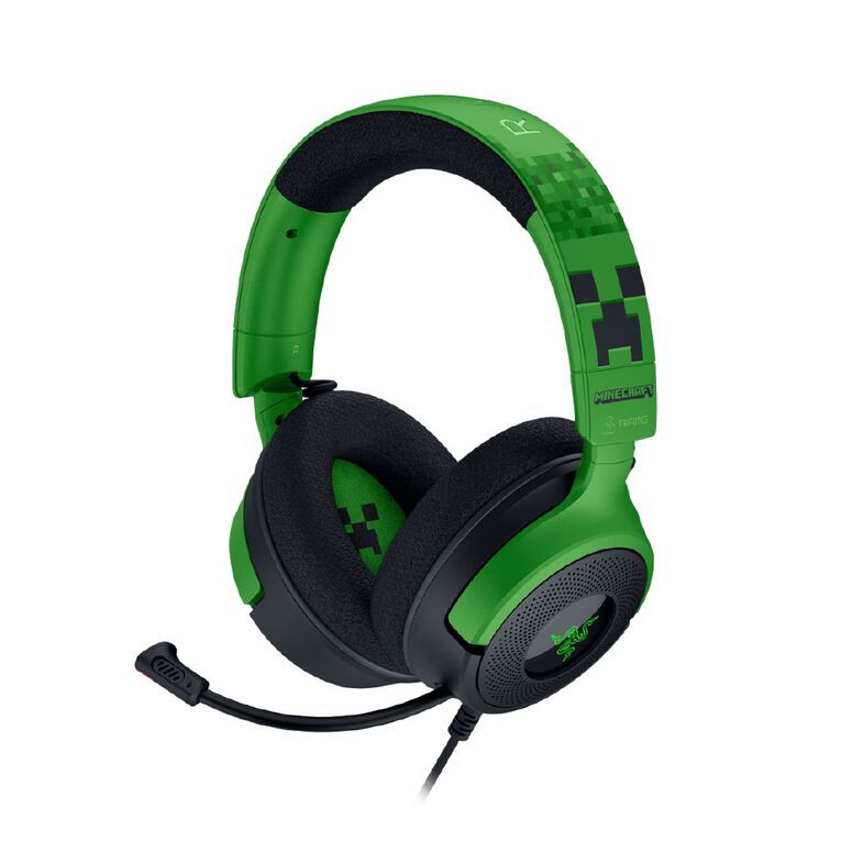 Razer Kraken V4 X Wired Gaming Headset Minecraft Edition, , hi-res
