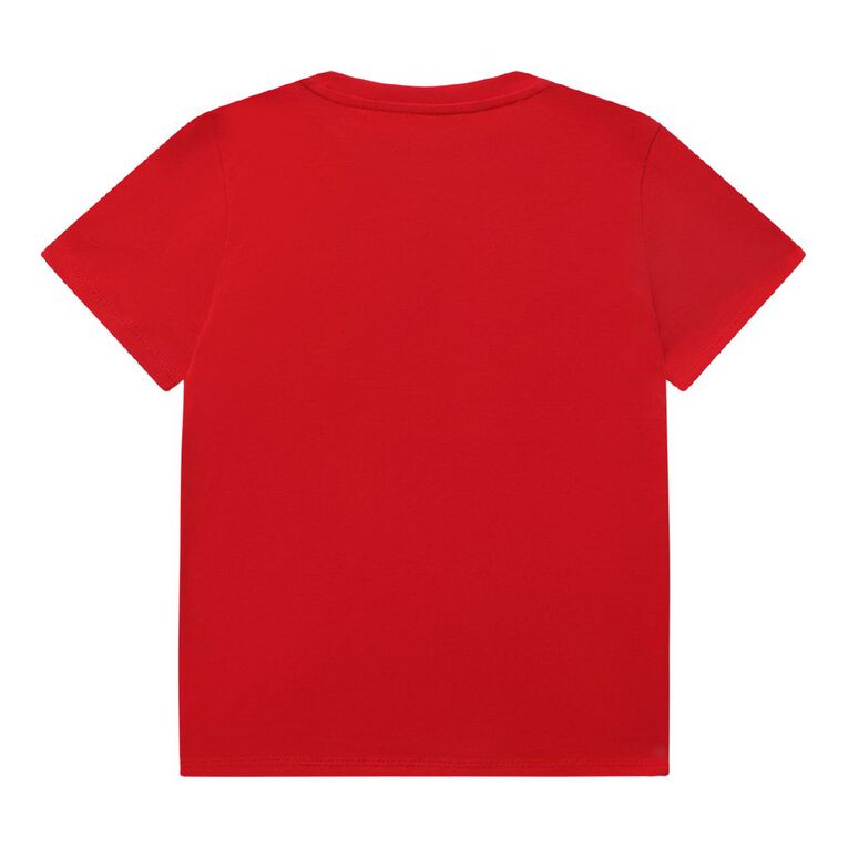 Young Original Print Short Sleeve Tee, Red Mid RACING, hi-res