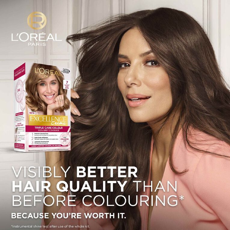 L'Oreal Paris Excellence Creme Hair Colour Dark Blonde 7, , hi-res
