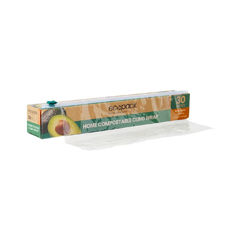 Ecopack Home Compostable Cling Wrap 30m, , hi-res