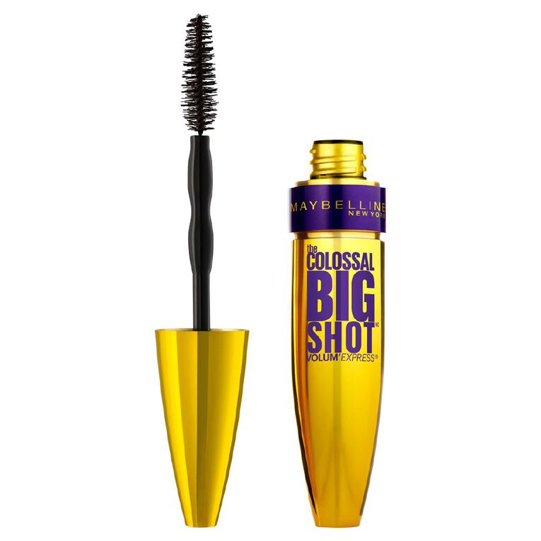 Maybelline Volume Express The Colossal Big Shot Mascara Blackest Black, , hi-res