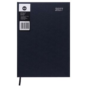WS 2027 Diary A4 Day to Page Navy