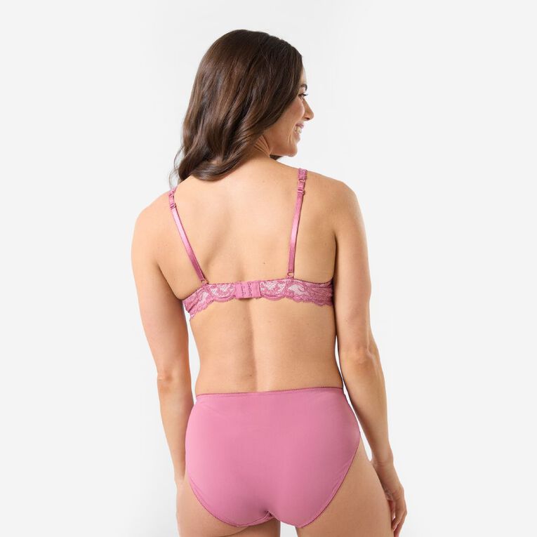 H&H Women's Florence Contour Bra, Pink Mid, hi-res