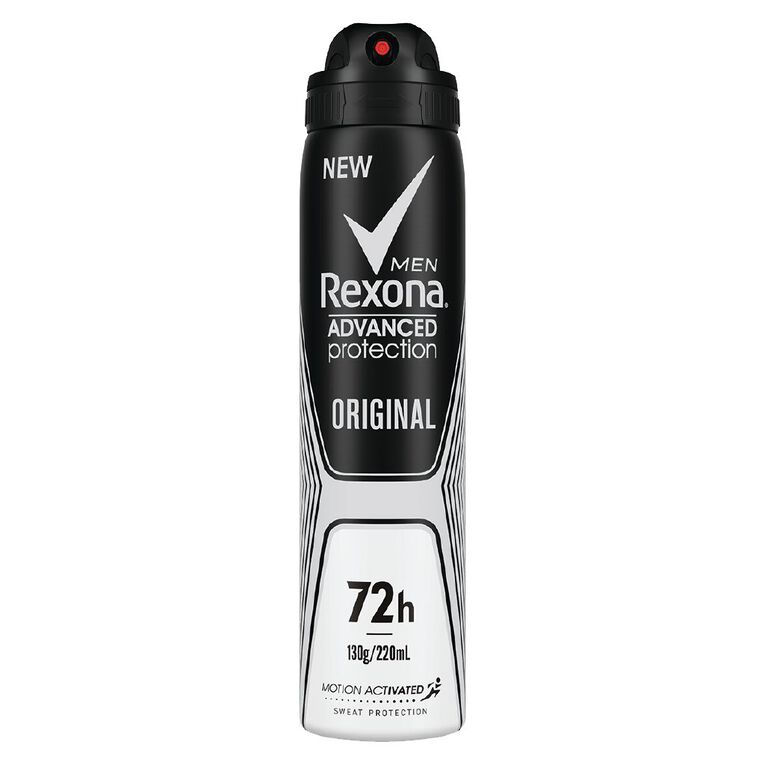 Rexona Men Antiperspirant Adv Deodorant Original 220ml, , hi-res