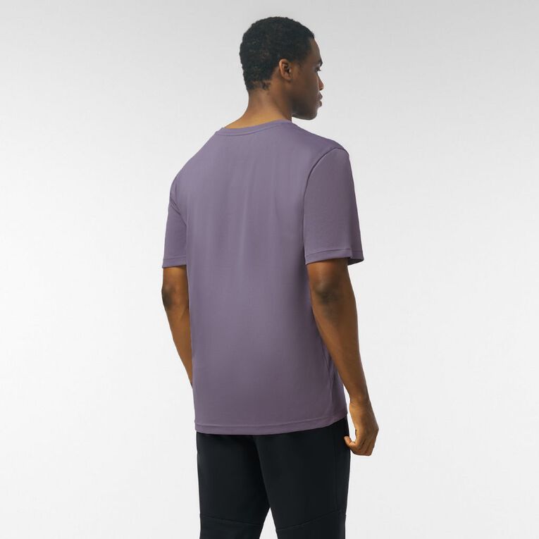 Active Intent Men's Cooldry Tee, Purple Mid, hi-res