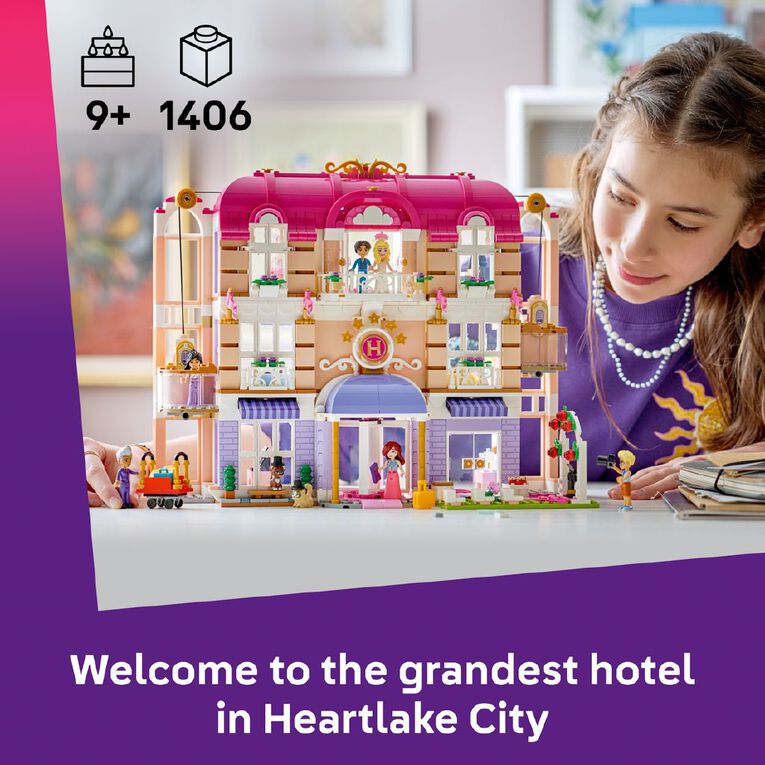 LEGO Friends Heartlake City Grand Hotel 42704, , hi-res