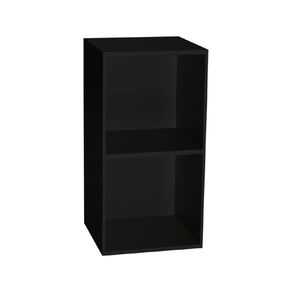 Sort It 1 x 2 Cube Storage Unit Black Black