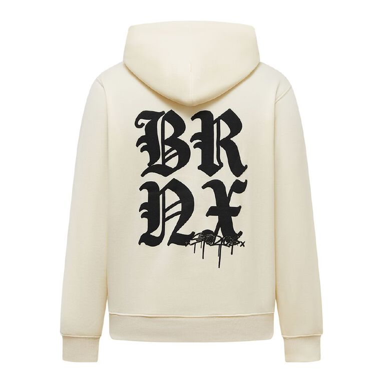Garage Men's Men's Oversized Fresh Fleece Hoodie, Cream, hi-res