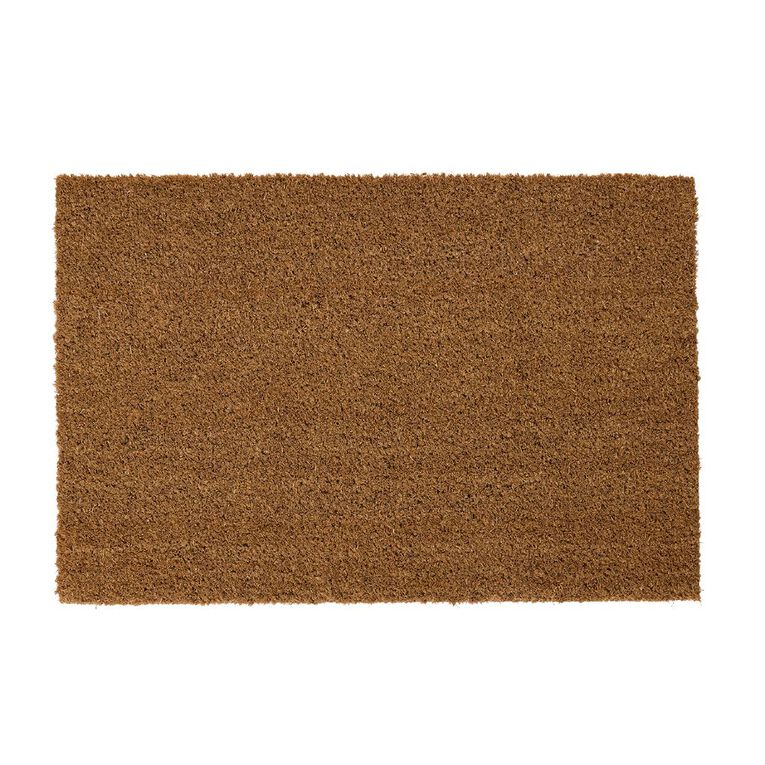 Living & Co Coir Doormat Plain Natural 40cm x 60cm, , hi-res