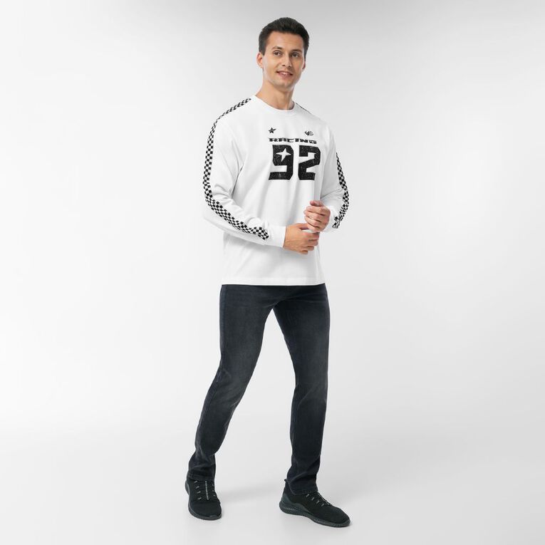 Garage Men's Heavyweight Boxy Tee, White, hi-res