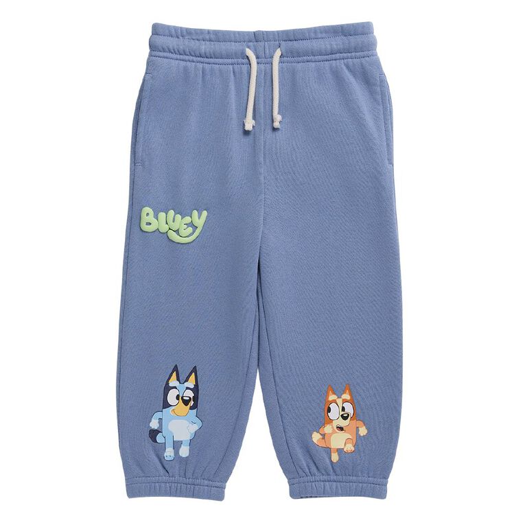 Bluey Trackpants, Blue, hi-res