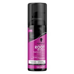 schwarzkopf root retoucher black temporary root cover spray 1 each