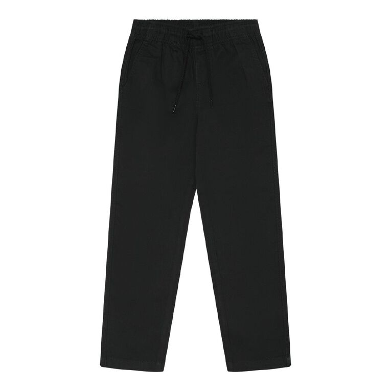 Young Original Boys' School Pants, Black, hi-res