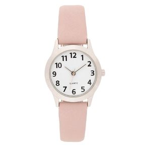 H&H Women's Analogue Watch Pink/Silver